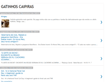 Tablet Screenshot of gatinhoscaipiras.blogspot.com