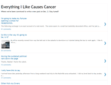 Tablet Screenshot of everythingilikecausescancer.blogspot.com