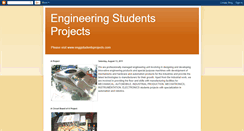 Desktop Screenshot of enggstudentsprojectsideas.blogspot.com