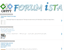 Tablet Screenshot of cours-ista-ofppt.blogspot.com