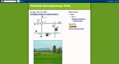 Desktop Screenshot of muhibbahhomestay.blogspot.com