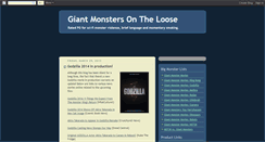 Desktop Screenshot of giantmonstersontheloose.blogspot.com