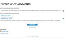 Tablet Screenshot of cuerpomentemovimiento.blogspot.com