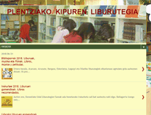 Tablet Screenshot of plentzia-kipuren-liburutegia.blogspot.com