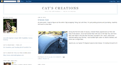 Desktop Screenshot of catscreativeplace.blogspot.com