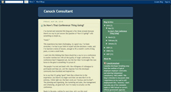 Desktop Screenshot of canuckconsultant.blogspot.com