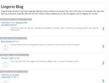 Tablet Screenshot of lingerieblog.blogspot.com