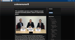 Desktop Screenshot of colenenuner9.blogspot.com