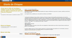 Desktop Screenshot of diariodechiapas.blogspot.com