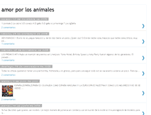 Tablet Screenshot of amorporlosanimales.blogspot.com