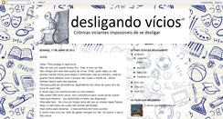 Desktop Screenshot of desligandovicios.blogspot.com