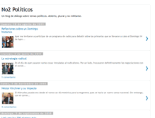 Tablet Screenshot of no2politicos.blogspot.com