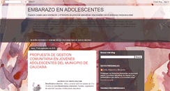 Desktop Screenshot of embarazoenadolecentesencolombia.blogspot.com