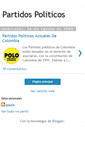Mobile Screenshot of partidospoliticosdecolombia.blogspot.com