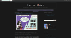 Desktop Screenshot of lustershine.blogspot.com
