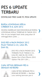 Mobile Screenshot of pes6updateterbaru.blogspot.com