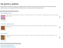 Tablet Screenshot of isapuntoypelota.blogspot.com