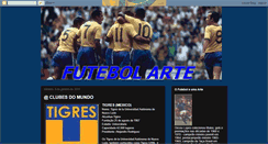 Desktop Screenshot of futebolartebrasil.blogspot.com