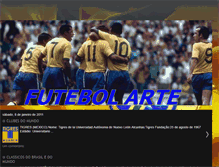 Tablet Screenshot of futebolartebrasil.blogspot.com