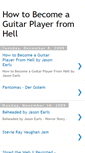 Mobile Screenshot of becomeguitaristfromhell.blogspot.com