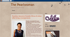 Desktop Screenshot of mypearlwoman.blogspot.com