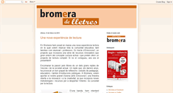 Desktop Screenshot of bromeradelletres.blogspot.com