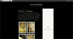 Desktop Screenshot of giuliobassi.blogspot.com