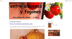 Desktop Screenshot of entrealacenasyfogones.blogspot.com