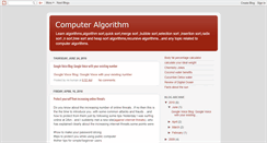 Desktop Screenshot of computer-algorithm.blogspot.com