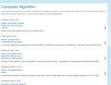 Tablet Screenshot of computer-algorithm.blogspot.com