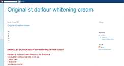 Desktop Screenshot of originalstdalfourcream.blogspot.com