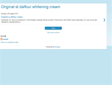 Tablet Screenshot of originalstdalfourcream.blogspot.com