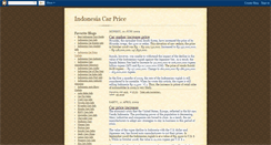 Desktop Screenshot of indonesiacarprice.blogspot.com