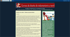 Desktop Screenshot of cursosindumentariatextil.blogspot.com