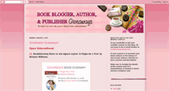 Desktop Screenshot of bloggerandauthorgiveaways.blogspot.com