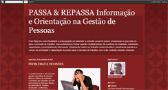 Desktop Screenshot of passaerepassa.blogspot.com