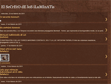 Tablet Screenshot of elsecretodelosiluminatis.blogspot.com