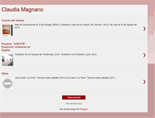 Tablet Screenshot of claudiamagnano.blogspot.com