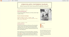Desktop Screenshot of chocolatecoveredxanax.blogspot.com
