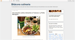 Desktop Screenshot of bitacoraculinaria.blogspot.com