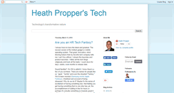 Desktop Screenshot of heathpropper.blogspot.com