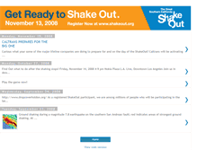 Tablet Screenshot of lrcgreatshakeout.blogspot.com