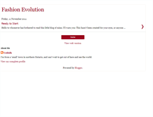 Tablet Screenshot of fashion-evolution.blogspot.com
