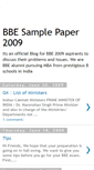 Mobile Screenshot of bbesamplepaper.blogspot.com