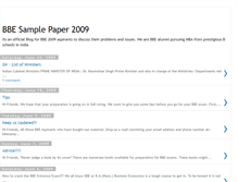 Tablet Screenshot of bbesamplepaper.blogspot.com