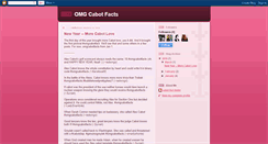 Desktop Screenshot of omgcabotfacts.blogspot.com