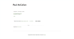 Desktop Screenshot of paulmccallan.blogspot.com