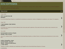 Tablet Screenshot of doscientosdos.blogspot.com