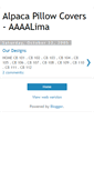 Mobile Screenshot of cojinesalpaca-aaaalima.blogspot.com