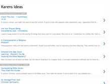 Tablet Screenshot of karens-ideas.blogspot.com